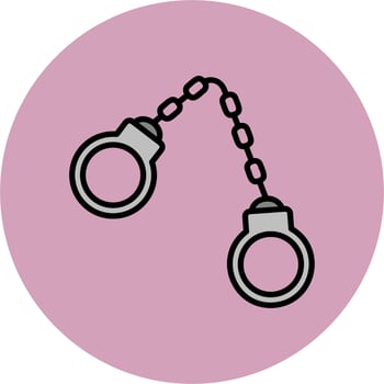 Handcuffs Vector Icon
