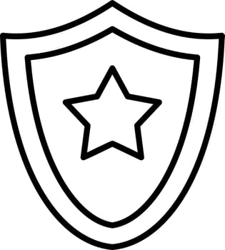 Sheriff badge Vector Icon