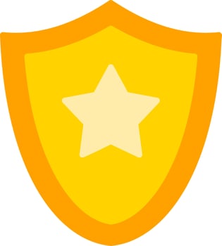 Sheriff badge Vector Icon