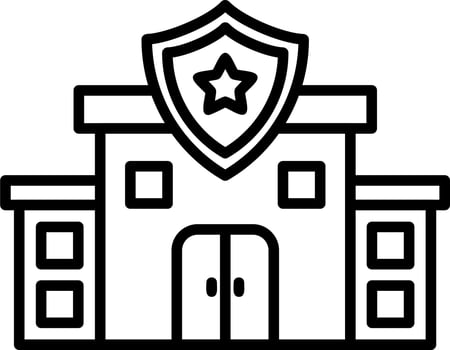 Police station Vector Icon