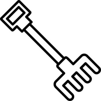 Rake Vector Icon