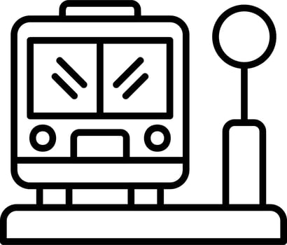 Bus Stop Vector Icon