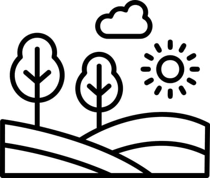 Landscape Vector Icon