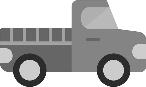 Pickup Truck Vector Icon