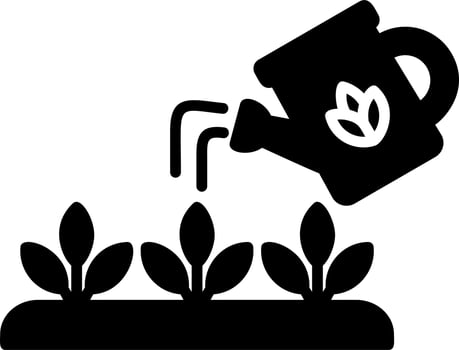 Watering Plants Vector Icon