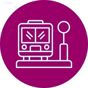 Bus Stop Vector Icon
