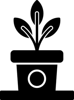 Plant Pot Vector Icon