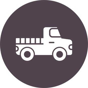 Pickup Truck Vector Icon