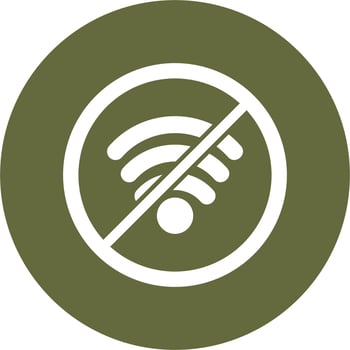 No Wifi Vector Icon