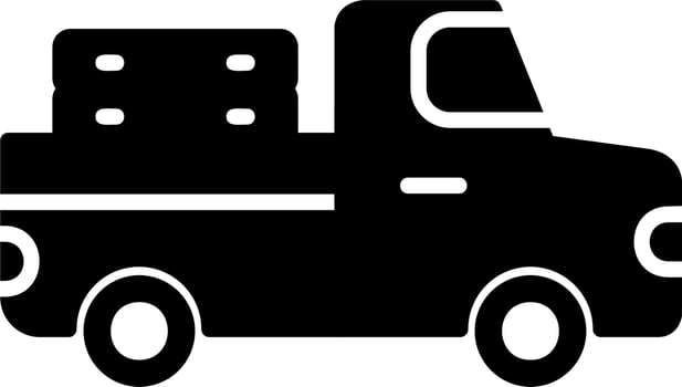 Pickup Truck Vector Icon