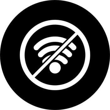 No Wifi Vector Icon