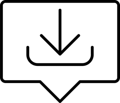 Downloading Vector Icon