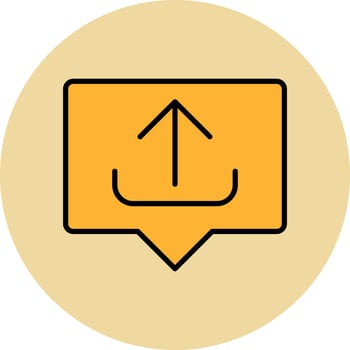Uploading Vector Icon