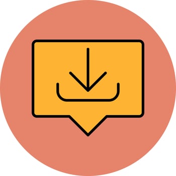 Downloading Vector Icon