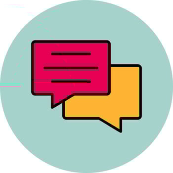 Speech Bubbles Vector Icon