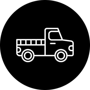 Pickup Truck Vector Icon