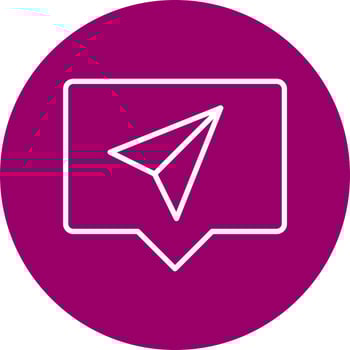 Paper Plane Vector Icon