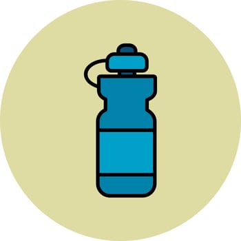 Water Bottle Vector Icon