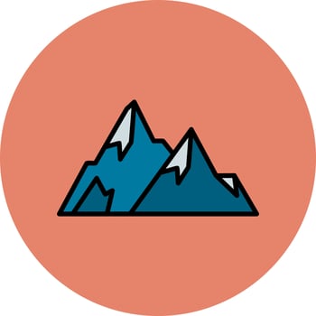 Mountain Vector Icon