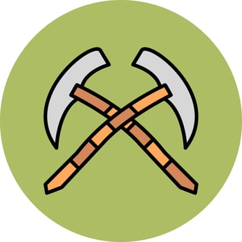 Ice axe Vector Icon