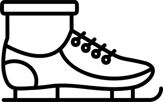 Ice skates Vector Icon