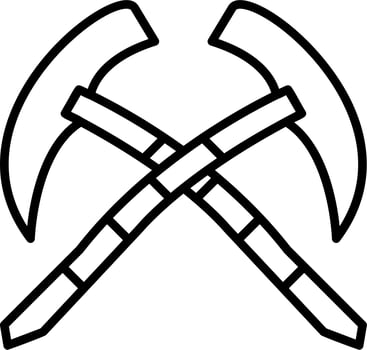 Ice axe Vector Icon