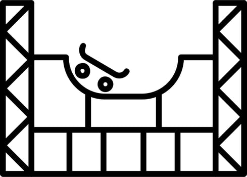 Skate park Vector Icon