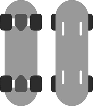 Skateboard Vector Icon