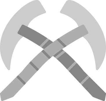 Ice axe Vector Icon