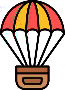Parachute Vector Icon