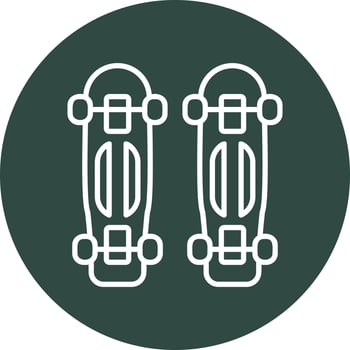 Longboard Vector Icon