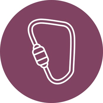 Carabiner Vector Icon