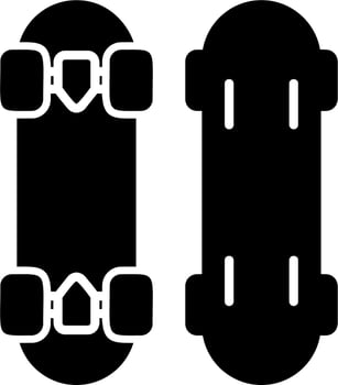 Skateboard Vector Icon