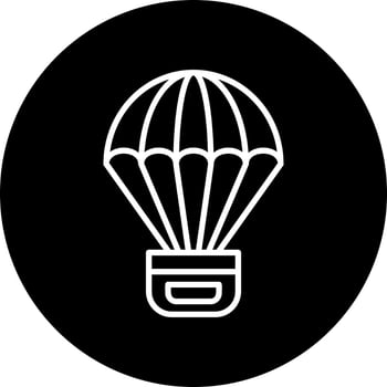 Parachute Vector Icon
