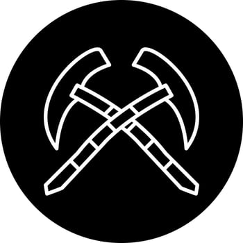 Ice axe Vector Icon