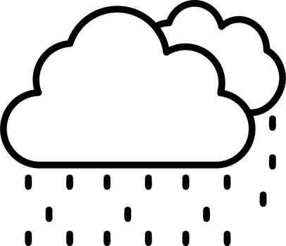 Rain Vector Icon