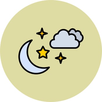 Moon Vector Icon