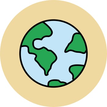 Earth Vector Icon