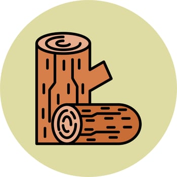 Wood Vector Icon