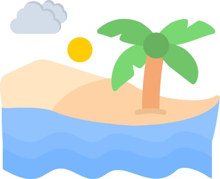 Beach Vector Icon