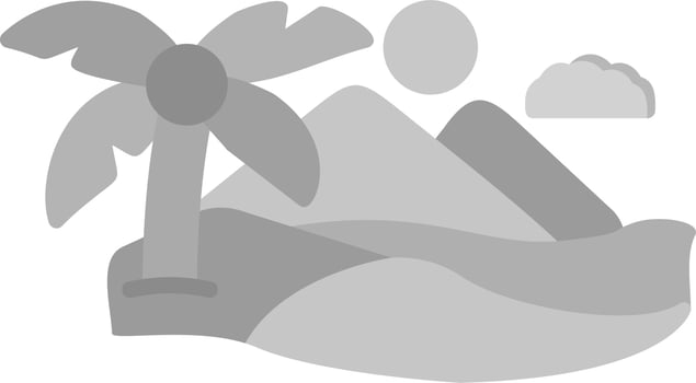 Oasis Vector Icon