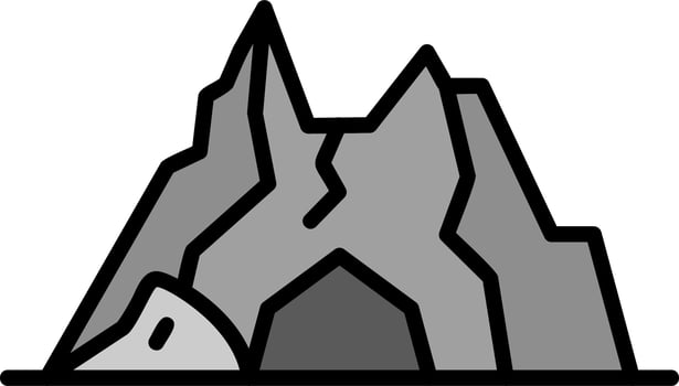 Cave Vector Icon