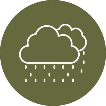 Rain Vector Icon