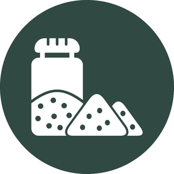 Salt Vector Icon