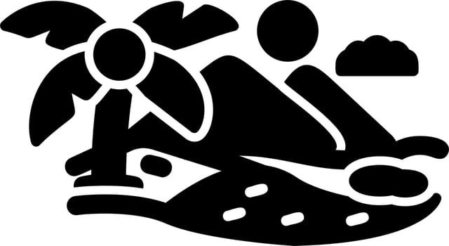 Oasis Vector Icon