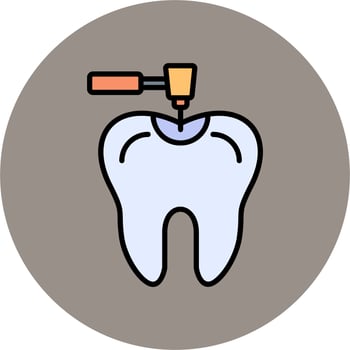Dental Drill Vector Icon