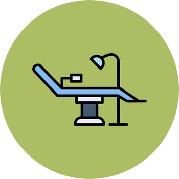 Dentist Chair Vector Icon