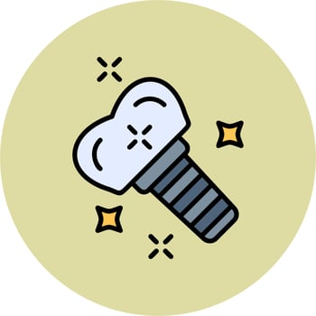 Dental Implant Vector Icon