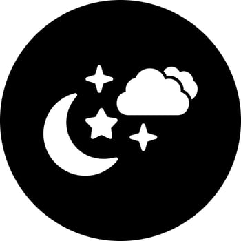 Moon Vector Icon