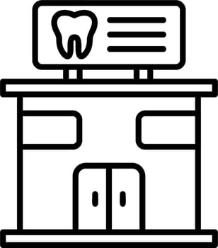 Dental Clinic Vector Icon
